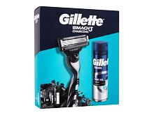 Holicí strojek Gillette Mach3 Charcoal 1 ks Kazeta