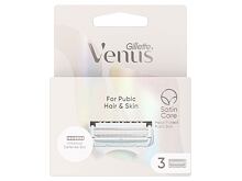 Náhradní břit Gillette Venus Satin Care For Pubic Hair & Skin 3 ks