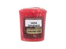 Vonná svíčka Yankee Candle Home Sweet Home 49 g vada zbarvení