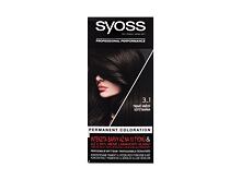 Barva na vlasy Syoss Permanent Coloration 50 ml 3-1 Dark Brown