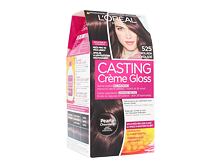 Barva na vlasy L'Oréal Paris Casting Creme Gloss 48 ml 525 Cherry Chocolate poškozená krabička