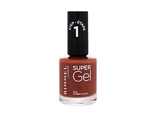 Lak na nehty Rimmel London Super Gel STEP1 12 ml 075 Amber Glow