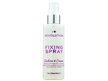 Fixátor make-upu Makeup Revolution London I Heart Revolution Fixing Spray Cookies & Cream 100 ml