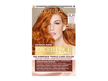 Barva na vlasy L'Oréal Paris Excellence Creme Triple Protection 48 ml 8UR Universal Light Copper