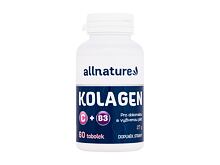 Doplněk stravy Allnature Kolagen + Vitamín C a B3 60 ks
