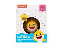 Bomba do koupele Pinkfong Baby Shark Bath Fizzer Yellow 200 g poškozená krabička