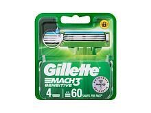 Náhradní břit Gillette Mach3 Sensitive 4 ks