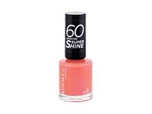 Lak na nehty Rimmel London 60 Seconds Super Shine 8 ml 406 Coral Blush