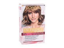 Barva na vlasy L'Oréal Paris Excellence Creme Triple Protection 48 ml 7 Natural Blonde poškozená krabička