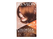 Barva na vlasy Revlon Colorsilk Beautiful Color 59,1 ml 53 Light Auburn poškozená krabička