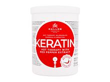 Maska na vlasy Kallos Cosmetics Keratin Hot Therapy With Red Pepper Extract 1000 ml