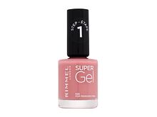 Lak na nehty Rimmel London Super Gel STEP1 12 ml 035 Pop Princess Pink