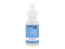 Pleťové sérum Revolution Skincare Blemish Tea Tree & Hydroxycinnamic Acid Serum 30 ml poškozená krabička