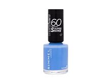 Lak na nehty Rimmel London 60 Seconds Super Shine 8 ml 856 Blue Breeze poškozený flakon