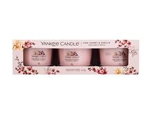 Vonná svíčka Yankee Candle Pink Cherry & Vanilla 37 g Kazeta