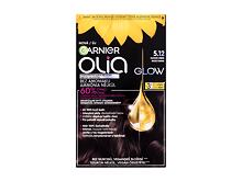 Barva na vlasy Garnier Olia Glow 60 g 5.12 Rainbow Brown poškozená krabička