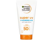 Opalovací přípravek na obličej Garnier Ambre Solaire Super UV Hyaluronic Acid Anti-Age Cream SPF50 50 ml