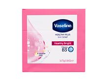 Tuhé mýdlo Vaseline Healthy Plus Bar Soap Healthy Bright 3x75 g