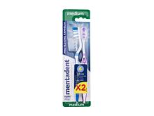 Klasický zubní kartáček Mentadent Family Protection Toothbrush Medium 2 balení