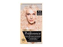 Barva na vlasy L'Oréal Paris Préférence 60 ml 9.2 poškozená krabička