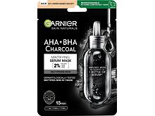 Pleťová maska Garnier Skin Naturals AHA + BHA Charcoal Mattifying Serum Mask 1 ks