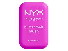 Tvářenka NYX Professional Makeup Buttermelt Blush 5 g 12 All The Butta