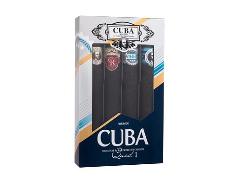 Toaletní voda Cuba Quad I 35 ml poškozená krabička Kazeta