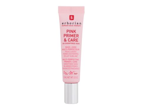 Podklad pod make-up Erborian Pink Primer & Care Multi-Perfecting Primer + Care 15 ml