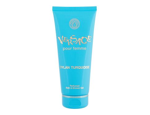 Sprchový gel Versace Pour Femme Dylan Turquoise 200 ml poškozená krabička