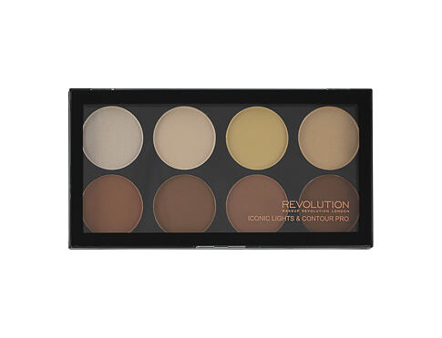 Rozjasňovač Makeup Revolution London Iconic Lights & Contour Pro 13 g