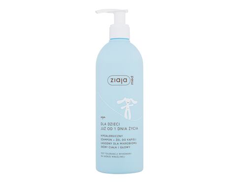 Sprchový gel Ziaja Med Kids Hypoallergenic Shampoo + Bath Gel 400 ml