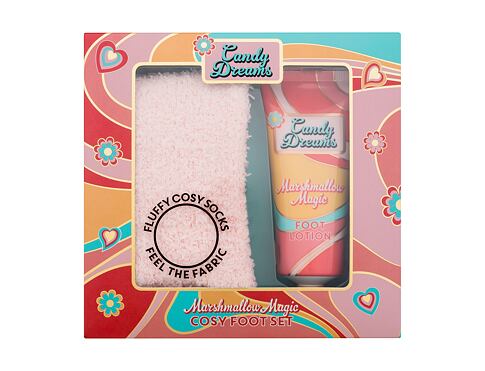 Krém na nohy Xpel Candy Dreams Marshmallow Magic Cosy Foot Set 100 ml Kazeta