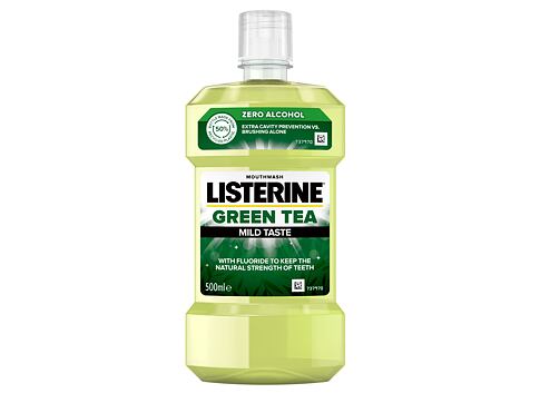 Ústní voda Listerine Green Tea Mild Taste Mouthwash 500 ml