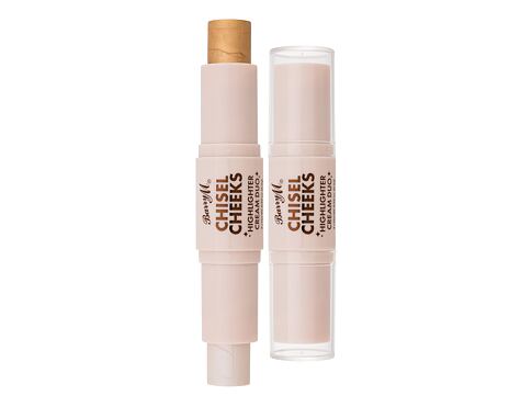 Rozjasňovač Barry M Chisel Cheeks Highlighter Cream Duo 6,3 g Silver/Gold