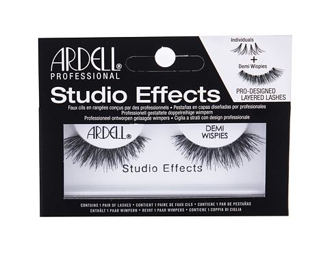 Umělé řasy Ardell Studio Effects Demi Wispies 1 ks Black poškozená krabička