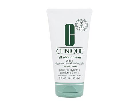 Čisticí gel Clinique All About Clean 2-IN-1 Cleansing + Exfoliating Jelly 150 ml