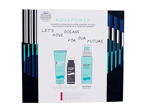 Pleťový gel Biotherm Homme Aquapower Advanced Gel 75 ml Kazeta