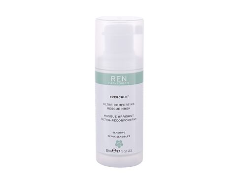 Pleťová maska REN Clean Skincare Evercalm Ultra Comforting Rescue 50 ml poškozená krabička