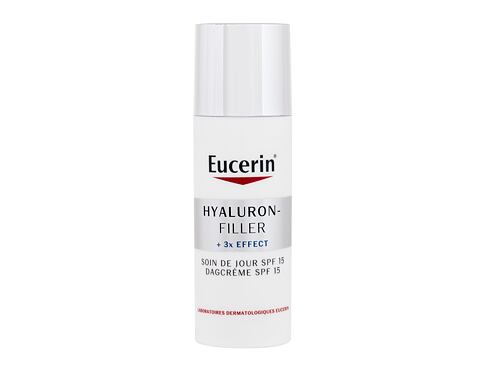 Denní pleťový krém Eucerin Hyaluron-Filler + 3x Effect Day SPF15 50 ml poškozená krabička