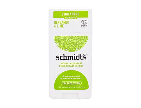 Deodorant schmidt's Bergamot & Lime Natural Deodorant 75 g