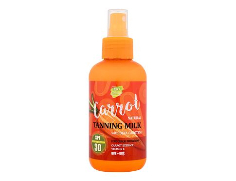 Opalovací přípravek na tělo Vivaco Bio Carrot Tanning Milk SPF30 150 ml