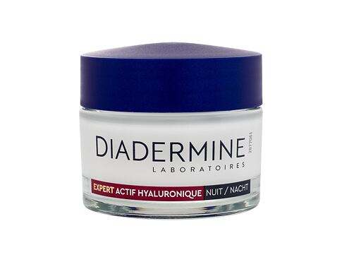 Noční pleťový krém Diadermine Expert Actif Hyaluronique Night Cream 50 ml poškozená krabička