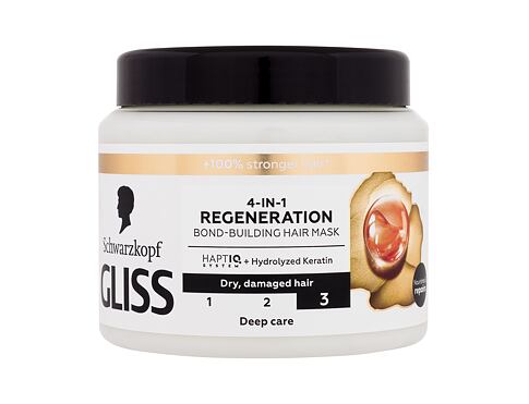 Maska na vlasy Schwarzkopf Gliss Regeneration 4-in-1 Hair Mask 400 ml