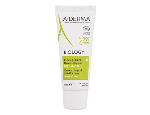 Denní pleťový krém A-Derma Biology Dermatological Light Cream 40 ml