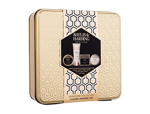 Krém na ruce Baylis & Harding Sweet Mandarin & Grapefruit Signature Collection Luxury Pamper Tin 50 ml Kazeta