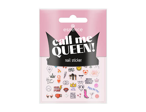 Ozdoby na nehty Essence Nail Stickers Call Me Queen! 1 balení