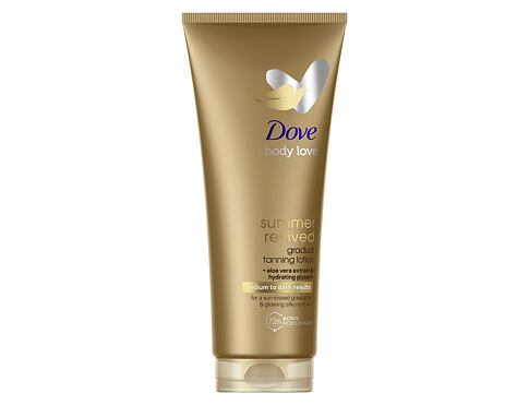 Samoopalovací přípravek Dove Body Love Summer Revived Gradual Tanning Lotion 200 ml Medium to Dark