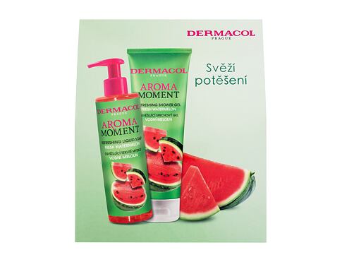 Tekuté mýdlo Dermacol Aroma Moment Fresh Watermelon 250 ml poškozená krabička Kazeta