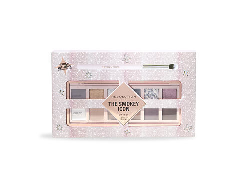 Oční stín Makeup Revolution London The Smokey Icon Gift Set 8,4 g Kazeta