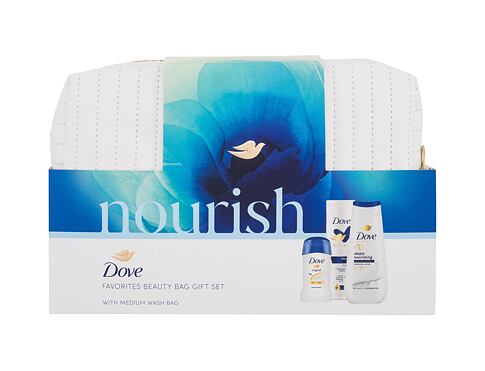 Sprchový gel Dove Nourish Favorites Beauty Bag 225 ml Kazeta